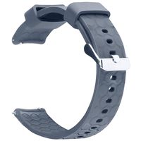 RuenTech Compatible for Fossil Gen 4 Venture HR 18mm Silicone Replacement Sport Straps Soft Wristbands for Fossil Q Venture Gen 4 and Gen 3 Smartwatch (Gray)