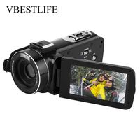 DV Camcorder Camera,Portable 4K HD 1080P,3 Inch TFT LCD (16:9) Screen,16X Digital Zoom Video Resolution,1920x1080 (15FPS),24MP Electronic Anti-Shake Digital Photo Camera