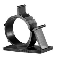 Karcy 20Pcs 25mm 1" Adhesive Cable Clips Adjustable Wire Clamps for Desk Wall Computer Electrical Cord Management