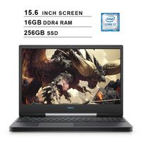 2019 Dell G5 15 5590 15.6 Inch FHD Gaming Laptop (9th Gen Intel 6-Core i7-9750H up to 4.5 GHz, 16GB RAM, 256GB SSD, NVIDIA GeForce RTX 2060, Bluetooth, WiFi, HDMI, Windows 10) (Black)