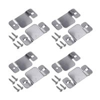 Hoowen Universal Metal Sectional Sofa Interlocking Furniture Connector Fastener Bracket with Screws, Pack of 8