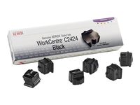 Genuine Xerox Black Solid Ink Sticks for the WorkCentre C2424 (6 per box), 108R00664