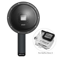 Vicdozia 6'' Dome Port Lens for Gopro Hero 5 Transparent Cover Diving with Waterproof Housing Case for Underwater Photography