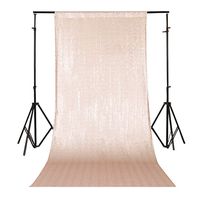 TRLYC 20Ftx10Ft Shimmer Ceremony Background Champagne Sequin Party Wedding Photo Booth Backdrop