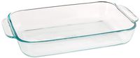 Pyrex SYNCHKG055786, Clear Basics 2 Quart Glass Oblong Baking Dish, 11.1 in. x 7.1 in. x 1.7