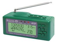 Unique Simultaneously Watch Multiple Channel Alerts (in Standby) with EOM Detection, Reecom R-200 Same NOAA Weather Alert Radio (Green)