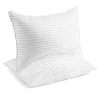 Beckham Hotel Collection Gel Pillow (2-Pack) - Luxury Plush Gel Pillow - Dust Mite Resistant & Hypoallergenic - King