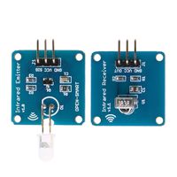 zobeen NE555 Infrared Transmitter+IR Receiver With 38KHz Carrier IR Transceiver Module