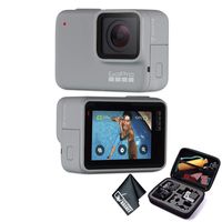 GoPro Hero 7 White - Waterproof Digital Action Camera with Touch Screen 1080p HD Video 10MP Photos CHDHB-601 - Bundle