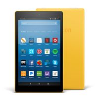 Fire HD 8 Tablet with Alexa, 8" HD Display, 32 GB, Canary Yellow - with Special Offers (Previous Generation - 7th)