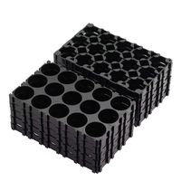 ZRM&E 10PCS 3x5 18650 Lithium Battery Holder Bracket 15 Cell DIY Battery Storage Box Protection Board 3P5S Fixed Combination Bracket Total 15 Holders