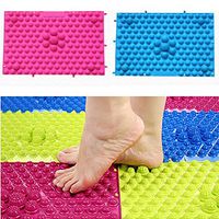 SKAISK Bedroom Foot Mat Living Room Foot Carpet,Massager Foot Acupuncture Acupressure for Home Ornament Random Color