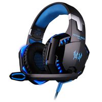 YJYdada Wired Gaming Headset Headphones with Microphone for Sony PS4 Play (Blue)