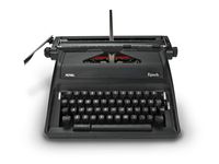 Manual Typewriter black