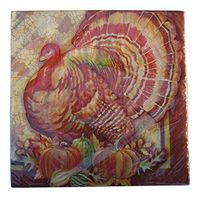 Thanksgiving Turkey Decorative Dinner Napkins, 20 Count