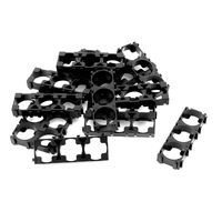 uxcell 15pcs 18650 Lithium Battery Triple Holder Bracket for DIY Battery Pack