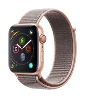 Apple Watch Series 4 (GPS + Cellular, 44mm) - Gold Aluminum Case with Pink Sand Sport Loop