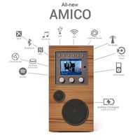 Como Audio: Amico - Portable Wireless Music System with Internet Radio, Spotify Connect, Wi-Fi, FM, Bluetooth and One Touch Streaming