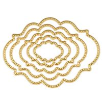 Cutting Dies,IHGTZS Independence Day DIY Die-Cut New Metal Stencils Album Paper Card circle template Metal Die Cutting Dies Stencil For DIY Scrapbooking Album Paper Card Decor Craft