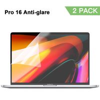 Anti Glare(Matte) Screen Protector Compatible with Mac Book Pro 16 Inch Model A2141 with Touch Bar and Touch ID, 2 Pack Mac Pro 16 " (2019-2020) Screen Protector