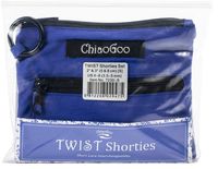 ChiaoGoo Twist Shorties (US-4 Thru US-8) Interchangeable Knitting Set (S) Join Tips