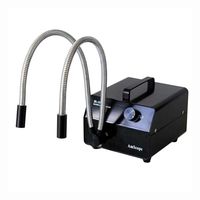 AmScope HL150-BY 150w Dual Gooseneck Fiber Optic Microscope Illuminator