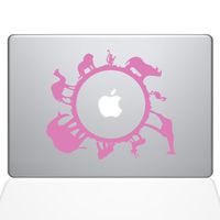 The Decal Guru 0193-MAC-12M-BG Animal Planet Vinyl Sticker, 12" MacBook, Pink