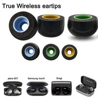 Galaxy Buds Tips Memory Foam for Samsung Galaxy Buds JBL Free Jaybird Vista Pioneer 1MORE Stylish AUKEY Key Series T10 Creative Outlier Air Cambridge Audio Melomania 1 Bicboz Earphone Tips (Large)