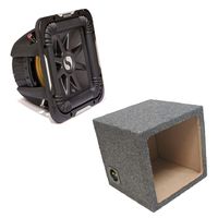 Kicker 11S15L72 Solobaric L7 Subwoofer Single 15" Sealed Sub Enclosure Box New