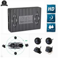 CarThree 3D 360 Degree Bird View System Waterproof 1080P Car DVR Universal Recording Parking Rear View Camera for All Car