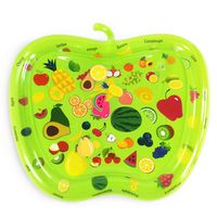 Xhaus Portable Tummy Time Water Mat Inflatable Fruit Shaped Infant Play Mat Brain Development Toy for Babies 3 Months and Up, BPA Free, CPSC Certified