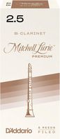D'Addario Woodwinds Mitchell Lurie Premium Bb Clarinet Reeds, Strength 2.5, 5-pack - RMLP5BCL250