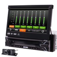 Eincar in Dash Single Din Car Stereo Auto Radio 7 Inch HD Touch Screen Detachable Panel Car DVD Player GPS Navigation with 8GB GPS Map Card Bluetooth Head Unit + Free Backup Camera