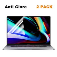 2 Pack FORITO Anti Glare(Matte) Screen Protector Compatible MacBook Pro 16 Inch 2019 Released Model A2141 with Touch Bar and Touch ID, with Anti Dust and Finger-Print Coating