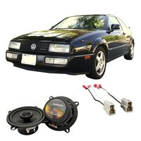 Compatible with Volkswagen Corrado 1990-1993 Front Door Factory Replacement Harmony HA-R5 Speakers