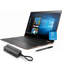 Mobile Advance 2018 HP Spectre x360 15-CH011DX 4K IPS 2-in-1 Touch Screen Laptop - Intel Core i7-8550U NVIDIA GeForce MX150 512GB SSD 16GB RAM + HP Stylus Pen, USB Dock (Renewed)