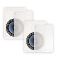 Blue Octave LW82 in Wall 8" Speakers Home Theater Surround Sound 2-Way Speaker Pair