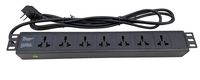 REGVOLT Aluminum Alloy Shell Rack-Mount Server PDU Power Distribution Unit (Germany - 7 Universal Outlet / 16 Amp)