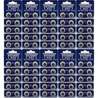 (100) New Powertron AG7 395 LR927 SR927 Watch Batteries