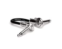 Hosa IRG-100.5 Low-Profile Right Angle Guitar Patch Cable, 6 Inch