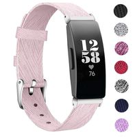 EZCO Bands Compatible with Fitbit Inspire HR & Inspire, Woven Fabric Breathable Watch Strap Quick Release Replacement Wristband Accessories Women Man Compatible with Inspire Smart Watch