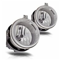 Fog Lights For Dodge Caravan Charger Challenger Caliber Chrysler Pacifica Sebring Jeep Patriot Compass (OE Style Clear Lens w/Bulbs)