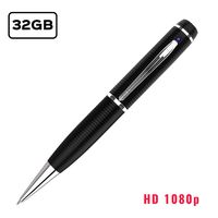 iSmartPen Pro 32GB Silver Camera Pen | New & Improved 2019 Design | 1920p x 1080p | Professional Recording Device with Rechargeable Battery | Education, Business, and More