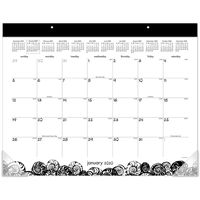 2020 Desk Calendar, Jane Dixon for Cambridge Desk Pad, 21-3/4" x 17", Standard, Nautilus (D1286-704)