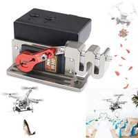 RCGEEK Compatible DJI Phantom 4 Drone Clip Drop Kit Payload Delivery Drop Transport Device Drone Release Fishing Bait Carrying Wedding Proposal Device Double Release Thrower Pin Phantom 4 Pro/Adv/Pro+