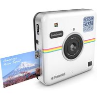 Polaroid Socialmatic 14MP Wi-Fi Digital Instant Print & Share Camera - Share on Socialmatic PhotoNetwork, Facebook, Instagram, Twitter & More - White