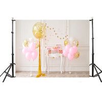 Dacawin Photography Backdrop, 5x3FT Baby Balloon Festival Backdrop for Studio Props Photo Backdrop Decor (Multicolour D)