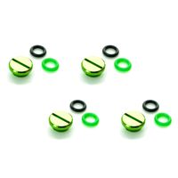 Monsoon G1/4" Plug, Green, 4-Pack