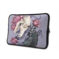 YanHill Laptop Sleeve Bag Case Waterproof Neoprene Octopus Skull Black Birds Protective Carrying Cover Compatible 13 Inch MacBook Pro, MacBook Air, Notebook Computer
