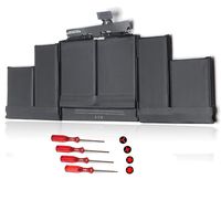 A1417 A1398 Laptop Battery for MacBook Pro 15 inch Retina A1398 (Mid 2012 Early 2013) MC975LL/A MC976LL/A ME665LL/A ME664LL/A MD831LL/A